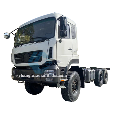 SKD 6 হুইল ড্রাইভ ট্রাক 330hp ডিজেল পাওয়ার 6x6 অফ রোড ট্রাক 25টন চ্যাসিস