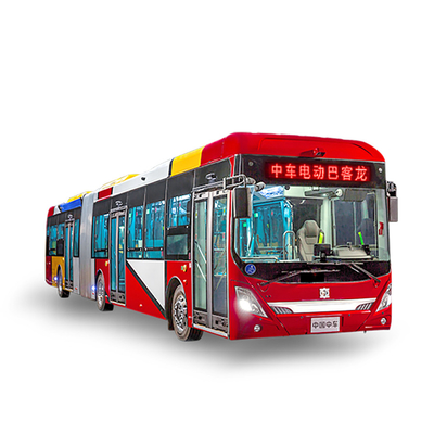 আরবান ট্রান্সপোর্ট BRT ইলেকট্রিক সিটি বাস 18m 62 আসন 212KM মাইলেজ বাম স্টিয়ারিং