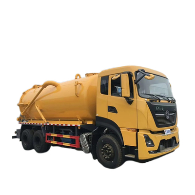 18 Cbm মিউনিসিপ্যাল ​​স্যানিটেশন ট্রাক 25 টন 11870KG 9m স্যুয়েজ সাকশন গাড়ি