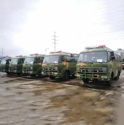 অফ রোড টায়ার সৈনিক পরিবহন বাস সামরিক যানবাহন বন 6x6 যাত্রীবাহী বাস 190HP 30 আসন