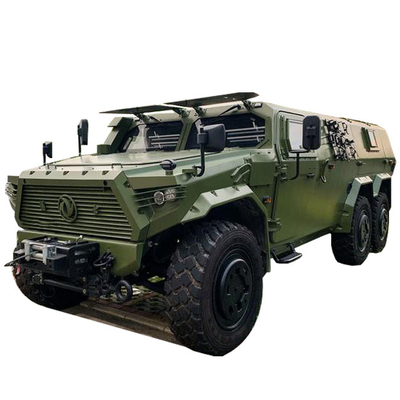 চীন বুলেটপ্রুফ কাস্টম অফ রোড সামরিক যান 6x6 300hp যুদ্ধক্ষেত্র সরঞ্জাম রক্ষা করে