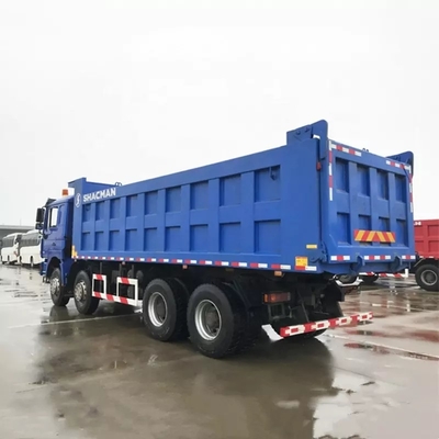 হেভি ডিউটি ​​শ্যাকম্যান F3000 8x4 ডাম্প ট্রাক ইউরো 2 নির্গমন 380hp 10MT ডিজেল টিপার ক্যাবের হাইড্রোলিক সাসপেনশন