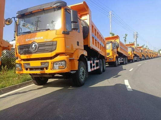 Shacman H3000 ভারী 6x4 ডাম্প ট্রাক 380hp 10MT মাইনিং 50 টন অফরোড 10 চাকা