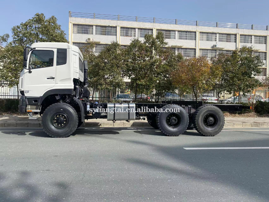 SKD 6 হুইল ড্রাইভ ট্রাক 330hp ডিজেল পাওয়ার 6x6 অফ রোড ট্রাক 25টন চ্যাসিস