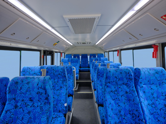 কাস্টমাইজেশন 6.7m ZEV ইলেকট্রিক পাবলিক বাস 28 আসন Ebus 300km কর্মচারী শাটল বাস