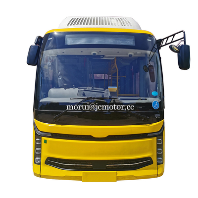 OEM 7.7m BEV RHD ইলেকট্রিক সিটি বাস ডান হাতের ড্রাইভ শহুরে যাত্রী পরিবহন পূর্ণ লোড 200km