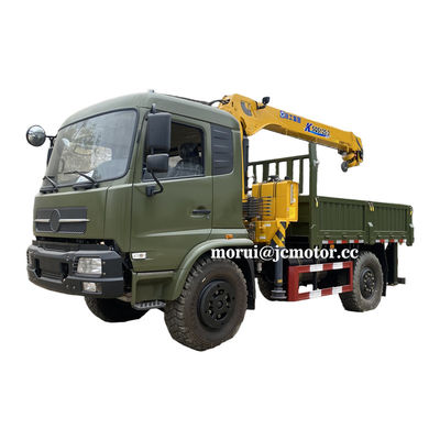 টরসেন ডিফারেনশিয়াল লক 4x4 ট্রাক-মাউন্ট ক্রেন ফুল টাইম 4WD অফ রোড যানবাহন 9 টন দরকারী লোড ক্ষমতা
