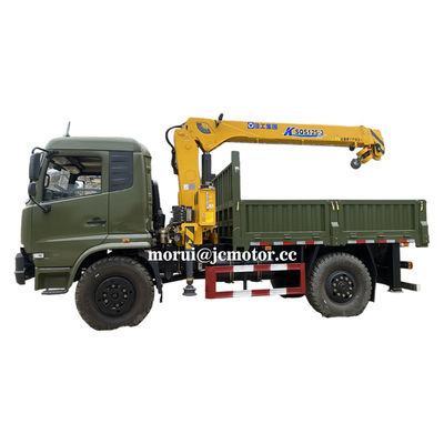 টরসেন ডিফারেনশিয়াল লক 4x4 ট্রাক-মাউন্ট ক্রেন ফুল টাইম 4WD অফ রোড যানবাহন 9 টন দরকারী লোড ক্ষমতা