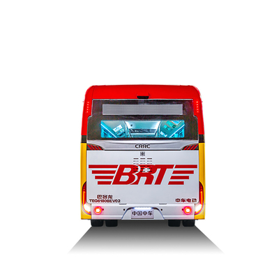 আরবান ট্রান্সপোর্ট BRT ইলেকট্রিক সিটি বাস 18m 62 আসন 212KM মাইলেজ বাম স্টিয়ারিং