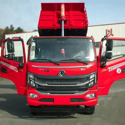 GVW 165HP ডিজেল ইঞ্জিন ট্রাক টিপার 4x2 18 টন ডাম্প ট্রাক হুইলবেস 3550mm