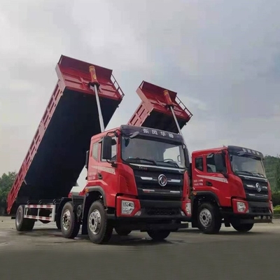 DONGFENG 6x2 ভারী ডাম্প ট্রাক 4.5 - 5.8M কার্গো বক্স 16000kg লোড ক্ষমতা