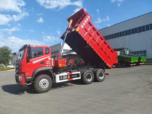 উচ্চ ক্ষমতার 25 টন 6x4 ডাম্প ট্রাক 270HP 4.5M GVW 6 সিলিন্ডার