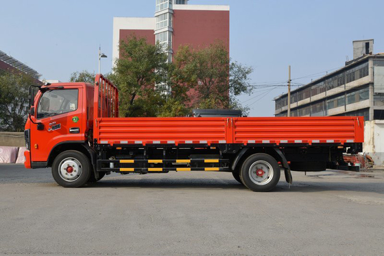 DongFeng DFAC 4x2 কলাম প্লেট কার্গো মিডিয়াম ট্রাক 190HP YUCHAI ইঞ্জিন বড় টন রিয়ার এক্সেল