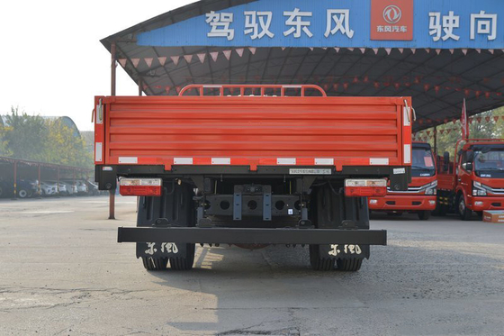 DongFeng DFAC 4x2 কলাম প্লেট কার্গো মিডিয়াম ট্রাক 190HP YUCHAI ইঞ্জিন বড় টন রিয়ার এক্সেল