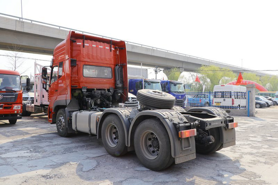 6x4 ডংফেং ট্রাক্টর ট্রাক টো ওজন 40 টন 400hp ডিজেল শক্তি