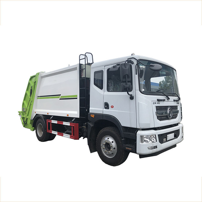 মাঝারি ভারী দায়িত্ব পৌর বর্জ্য ট্রাক 4x2 10cbm ডিজেল আবর্জনা বিন লরি