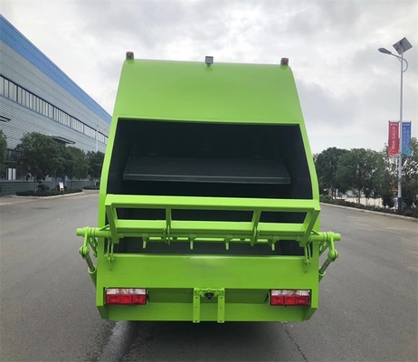 মাঝারি ভারী দায়িত্ব পৌর বর্জ্য ট্রাক 4x2 10cbm ডিজেল আবর্জনা বিন লরি