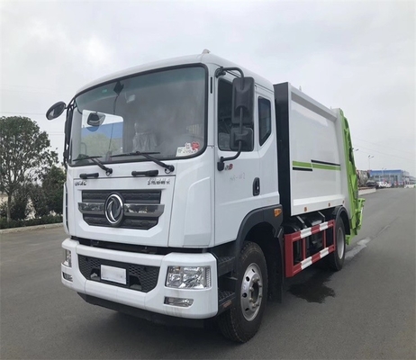 মাঝারি ভারী দায়িত্ব পৌর বর্জ্য ট্রাক 4x2 10cbm ডিজেল আবর্জনা বিন লরি