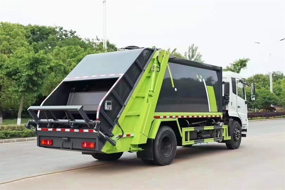 মাঝারি আবর্জনা সংগ্রাহক ট্রাক 210 HP 14 Cbm লোড ক্ষমতা 7500KG