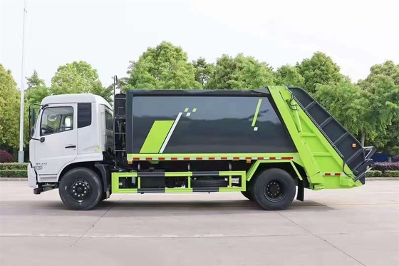 মাঝারি আবর্জনা সংগ্রাহক ট্রাক 210 HP 14 Cbm লোড ক্ষমতা 7500KG