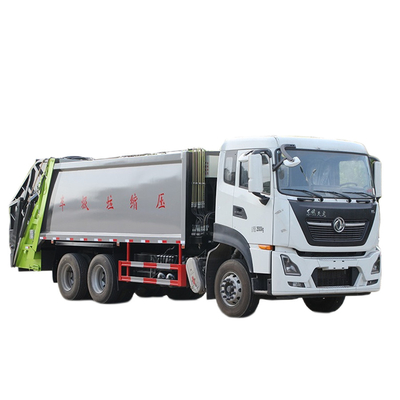 ভারী 6x4 পৌর স্যানিটেশন ট্রাক 18 Cbm ট্রাক 10 টন রিফিউজ সংগ্রহের যানবাহন