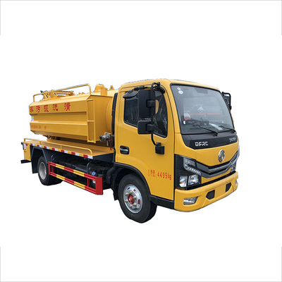 3308mm হুইলবেস মিউনিসিপ্যাল ​​স্যানিটেশন ট্রাক 6MT ভ্যাকুয়াম সাকশন স্যুয়েজ ট্রাক