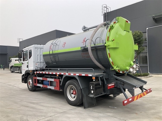 মিডিয়াম ফেকাল সাকশন ট্রাক 11.5 CBM ডিজেল 200 HP স্যুয়েজ সাকশন ট্যাঙ্কার ট্রাক