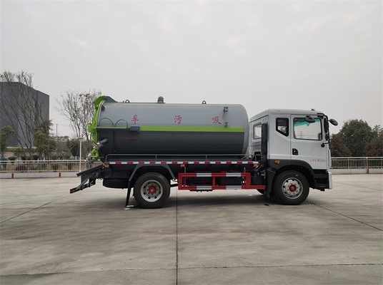মিডিয়াম ফেকাল সাকশন ট্রাক 11.5 CBM ডিজেল 200 HP স্যুয়েজ সাকশন ট্যাঙ্কার ট্রাক