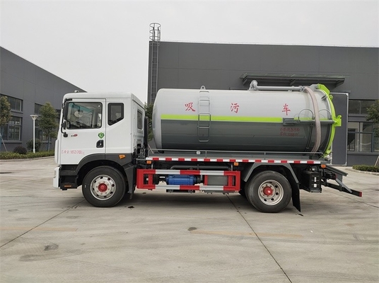 মিডিয়াম ফেকাল সাকশন ট্রাক 11.5 CBM ডিজেল 200 HP স্যুয়েজ সাকশন ট্যাঙ্কার ট্রাক