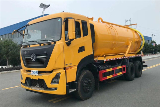 18 Cbm মিউনিসিপ্যাল ​​স্যানিটেশন ট্রাক 25 টন 11870KG 9m স্যুয়েজ সাকশন গাড়ি