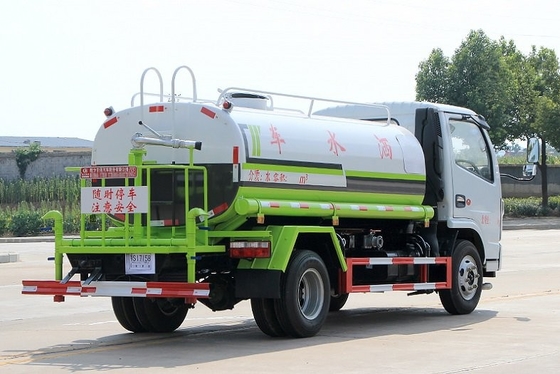 5 কিউবিক মিটার রোড ওয়াটারিং ট্রাক 4x2 6M একক সারি লোডিং ভলিউম