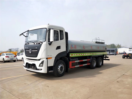 মিউনিসিপাল ডংফেং ওয়াটার ট্রাক ট্যাঙ্ক কার 6x4 290 HP শহুরে বিশুদ্ধতার জন্য