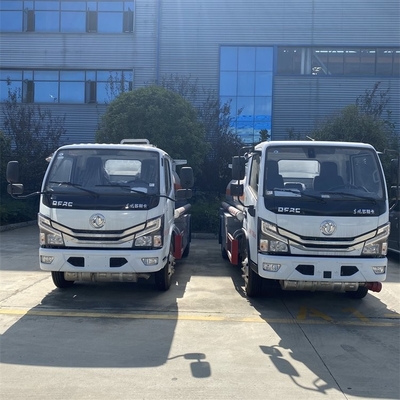 গ্যাসোলিন ডিজেল জ্বালানী ট্যাঙ্কার ট্রাক 4x2 চাকা 4.5 Cbm কেরোসিন তেল পরিবহন ট্রাক