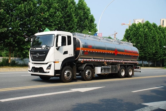 DONGFENG ডিজেল ইঞ্জিন কার ট্রান্সপোর্ট ট্রাক 8x4 27 cbm 400 HP GVW 32000KG