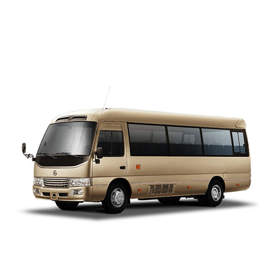 LHD ডিজেল ইঞ্জিন কোস্টার বাস 7m 142 HP Curb ওজন 4300kg