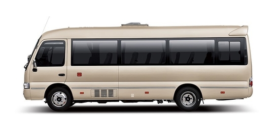 LHD ডিজেল ইঞ্জিন কোস্টার বাস 7m 142 HP Curb ওজন 4300kg