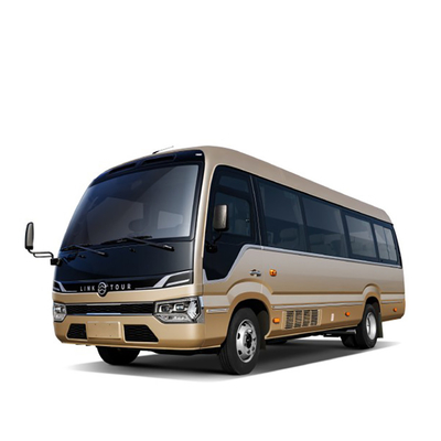 লাক্সারি কোস্টার বাসে চামড়ার আসন 7m 150hp ডিজেল ইঞ্জিন LED হেডলাইট