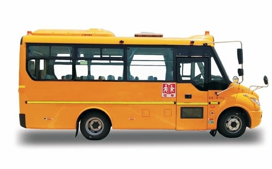 6.5m 80km/h স্কুল হলুদ শাটল বাস 24 - 32 আসন 115hp ডিজেল পাওয়ার